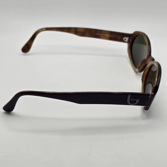 Byblos Dark Brown Oval Sunglasses display picture 3